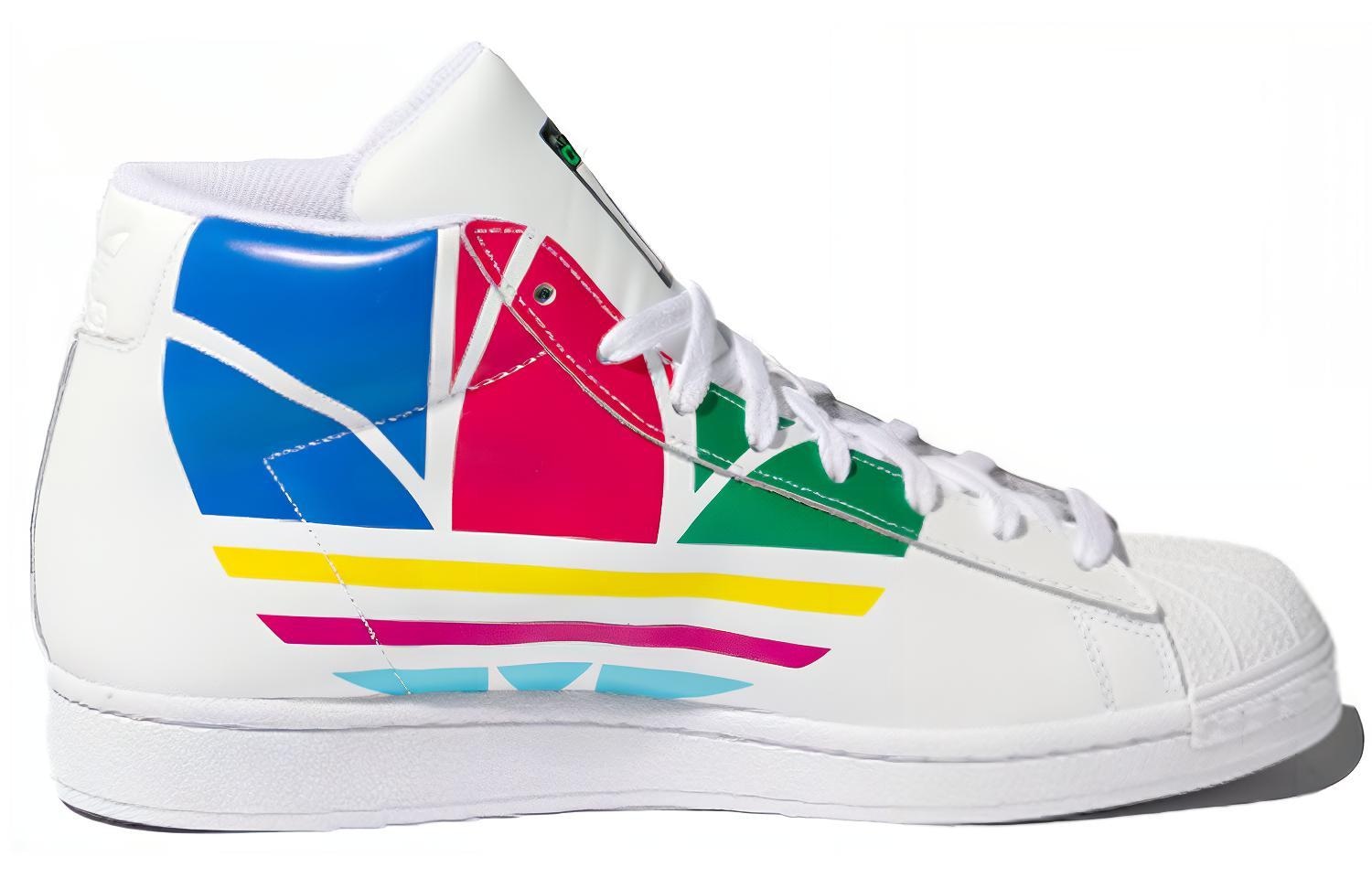Adidas Pro Model White Red — фото 1