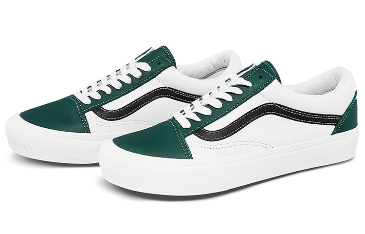 Vans Old Skool Vlt Lx White Green — фото 1