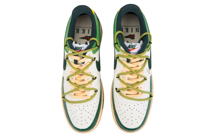 Nike Court Vision Mid Green White — фото 3