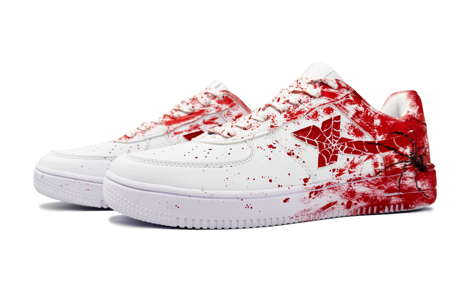 特步 Xtep Air Force 1 Red White — фото 2