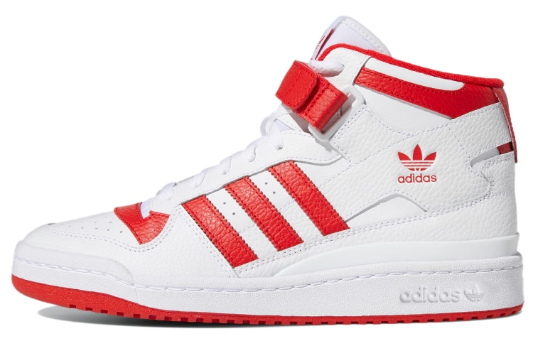 Кроссовки adidas originals adidas Forum Mid White Red