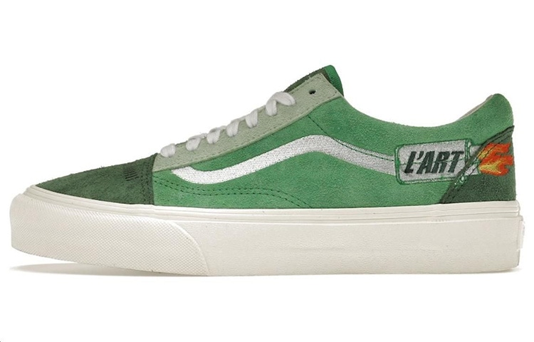 Кроссовки Vans KAR L'Art de L'Automobile x Vans Old Skool Vlt Lx Green White