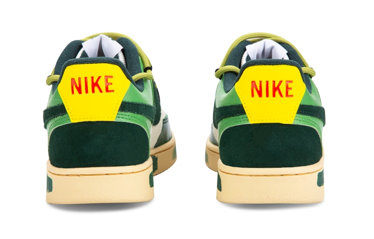 Nike Court Vision Mid Green White — фото 4