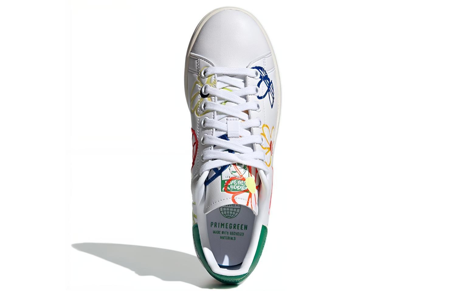 adidas originals Stan Smith White Green Red — фото 4