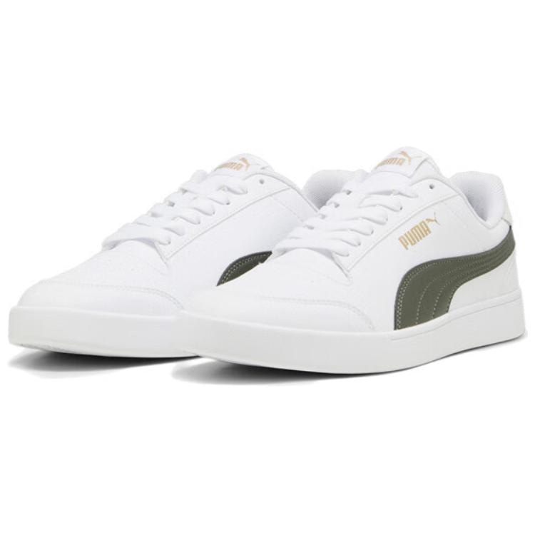 Puma Shuffle White Green — фото 2