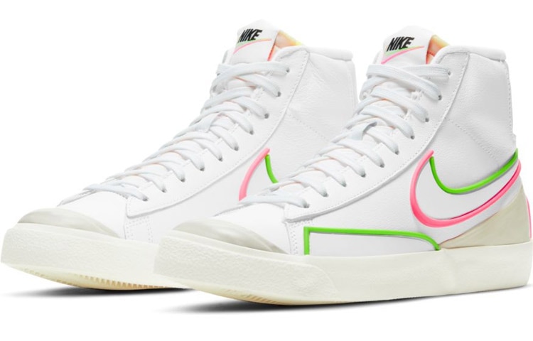 Nike Blazer 77 Infinite White Red Green — фото 2