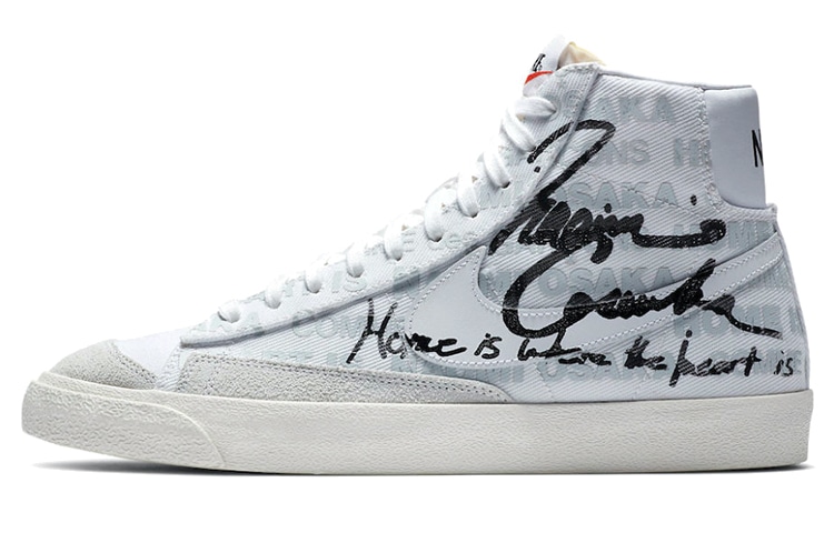 Кроссовки CDG x Nike Blazer Mid White Black