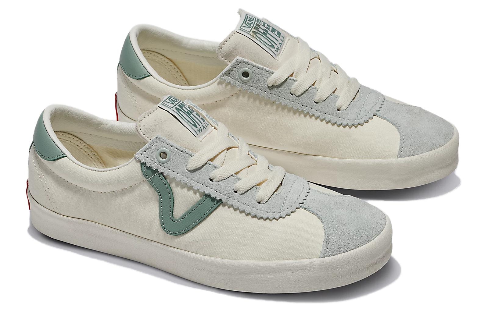 Vans Sport Low White Green — фото 1