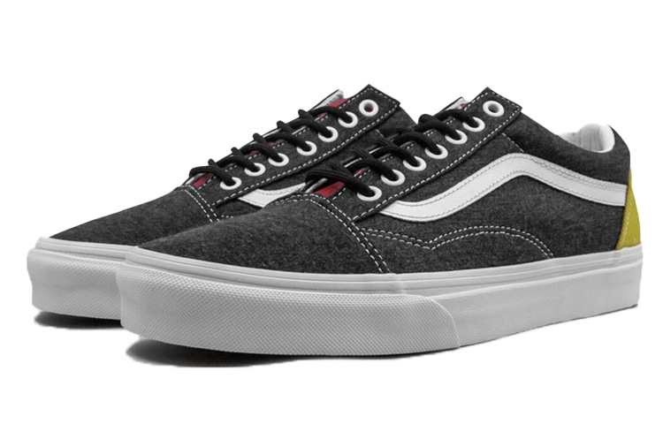 Vans Old Skool Black Grey Yellow — фото 2