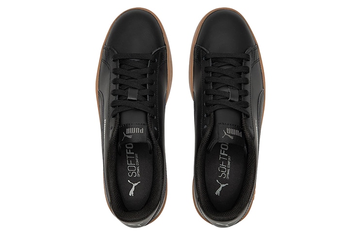 Puma Smash V2 Low Black Brown — фото 3