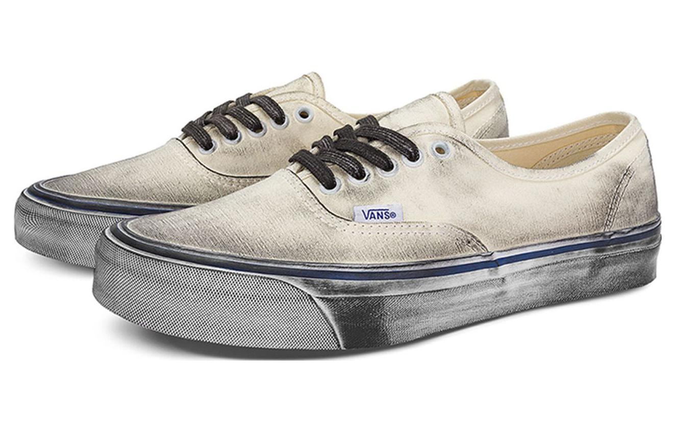 Vans Authentic Vault OG LX White Black Blue — фото 1