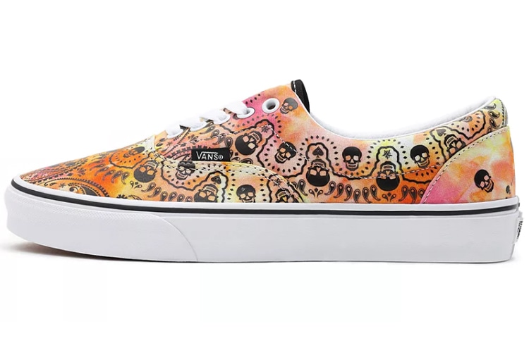 Кроссовки Vans Era Skull Print Orange