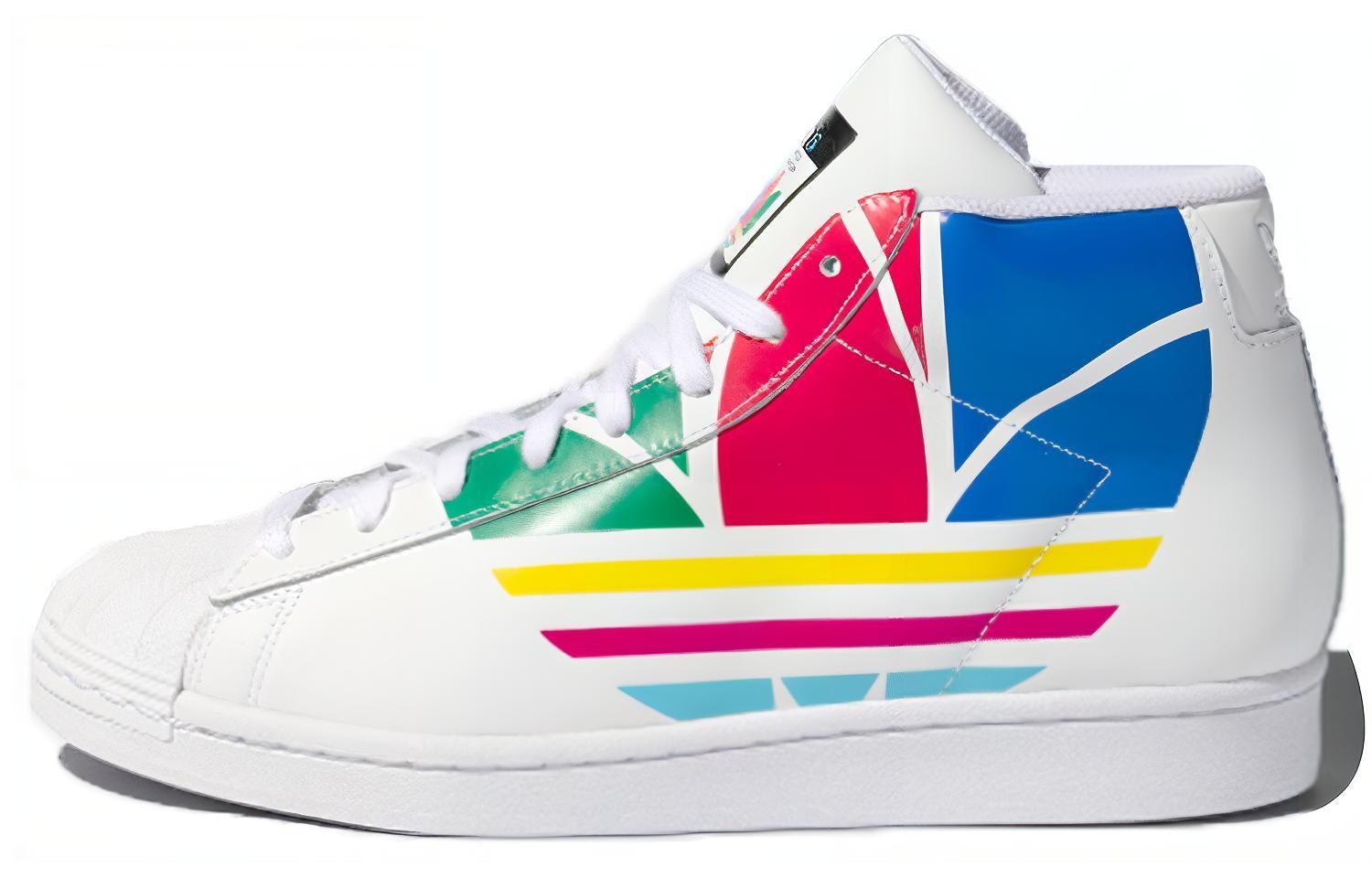 Кроссовки Adidas Pro Model White Red