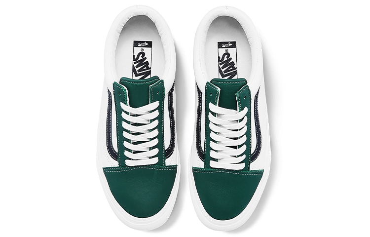 Vans Old Skool Vlt Lx White Green — фото 2