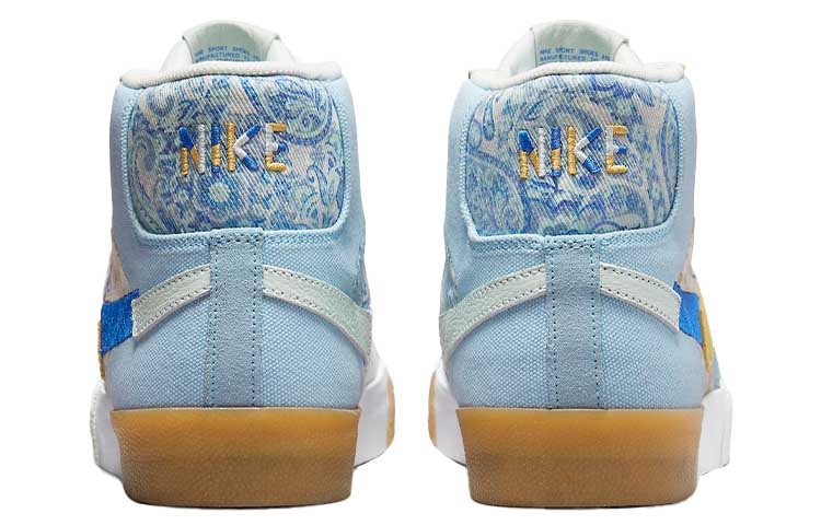 Nike Blazer Mid Light Beige Blue — фото 4