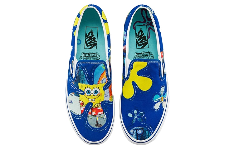 Vans x SpongeBob SquarePants Slip-On Blue — фото 2