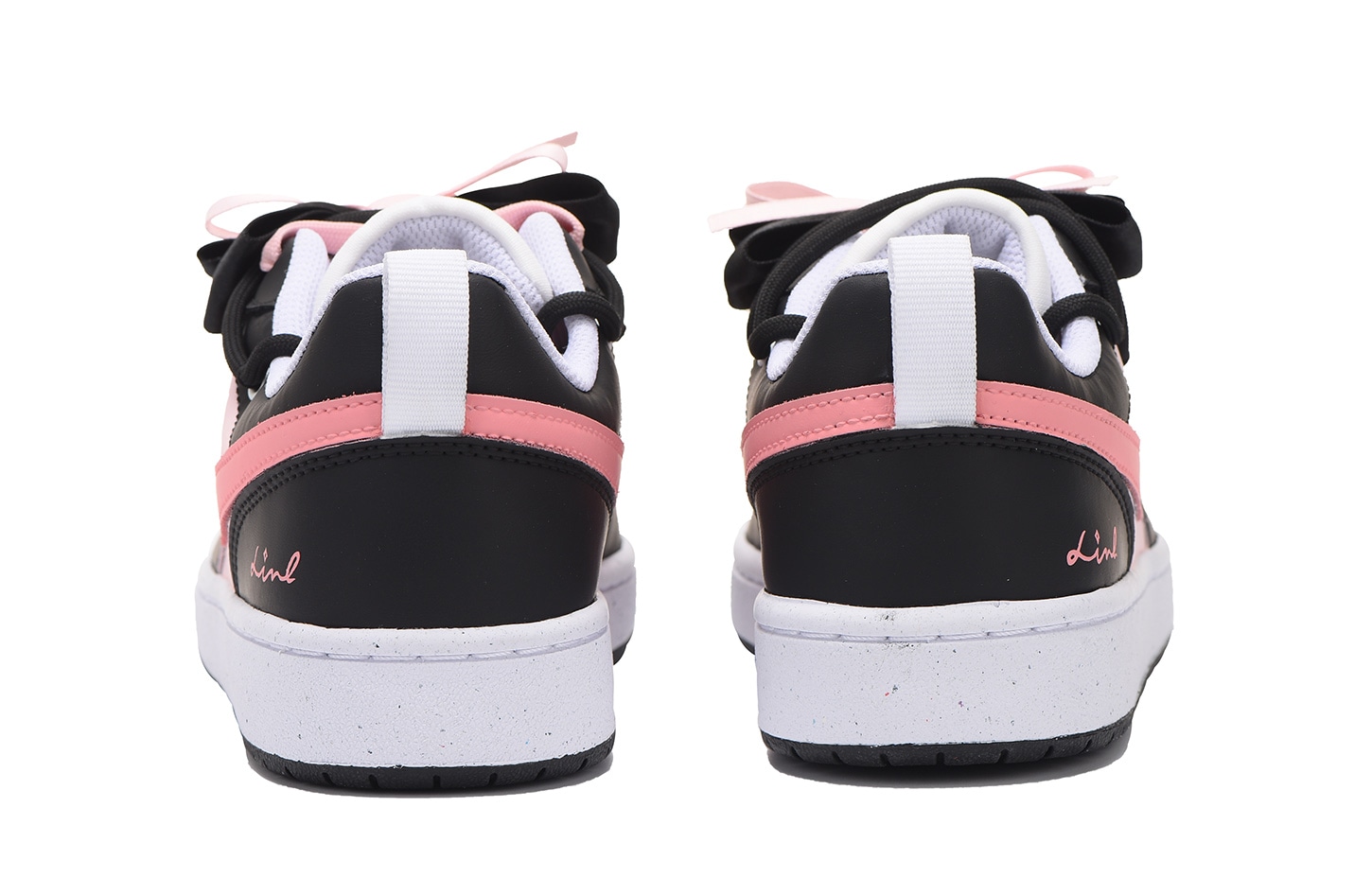 Nike Court Borough GS Black Pink — фото 4