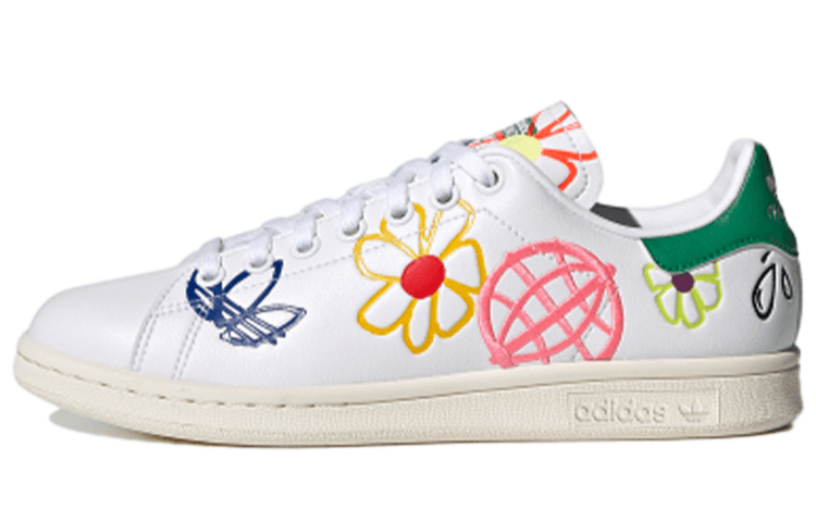 Кроссовки adidas originals Stan Smith White Green Red
