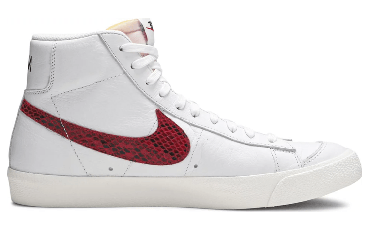 Nike Blazer Mid White Red Blue Snake — фото 1