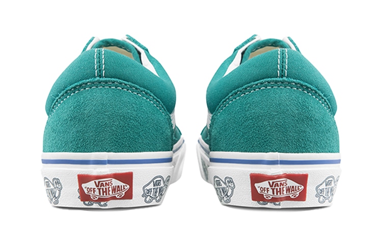 Vans Old Skool Turtle Print Green — фото 4