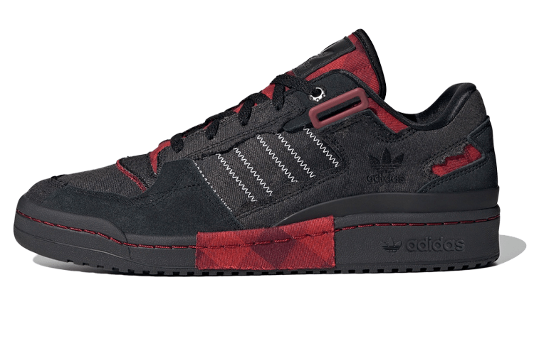 adidas originals adidas Forum Exhibit Low Black Red