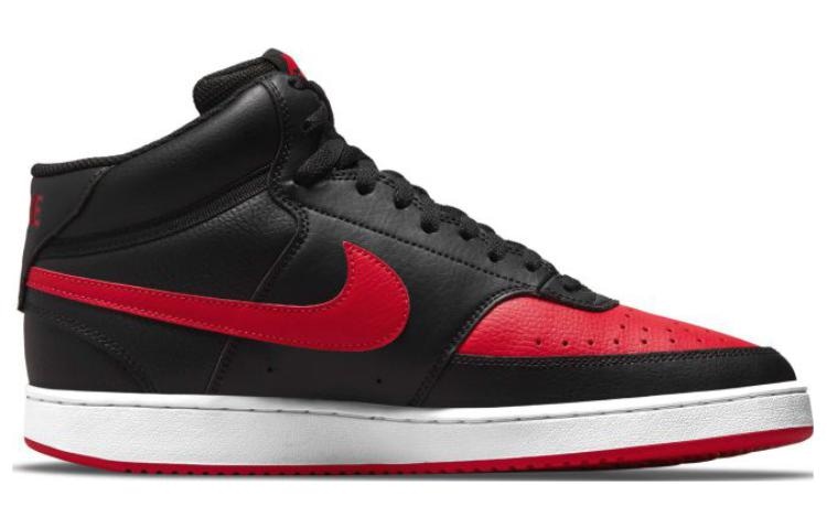 Nike Court Vision Mid Black Red — фото 1