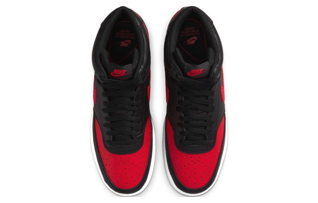 Nike Court Vision Mid Black Red — фото 3
