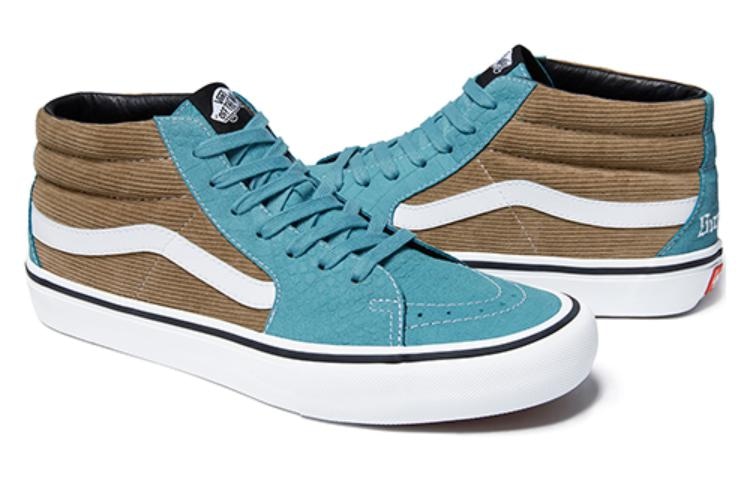 Vans Supreme x Vans SK8 Croc Corduroy Light Brown — фото 2