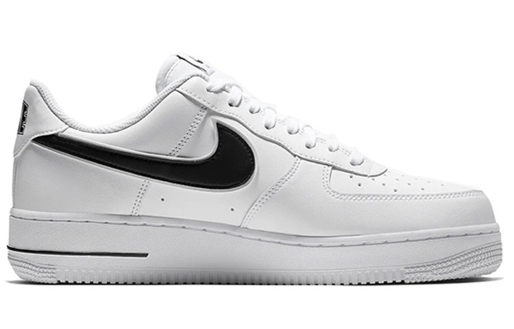 Nike Air Force 1 '07 Low Black Swoosh — фото 1