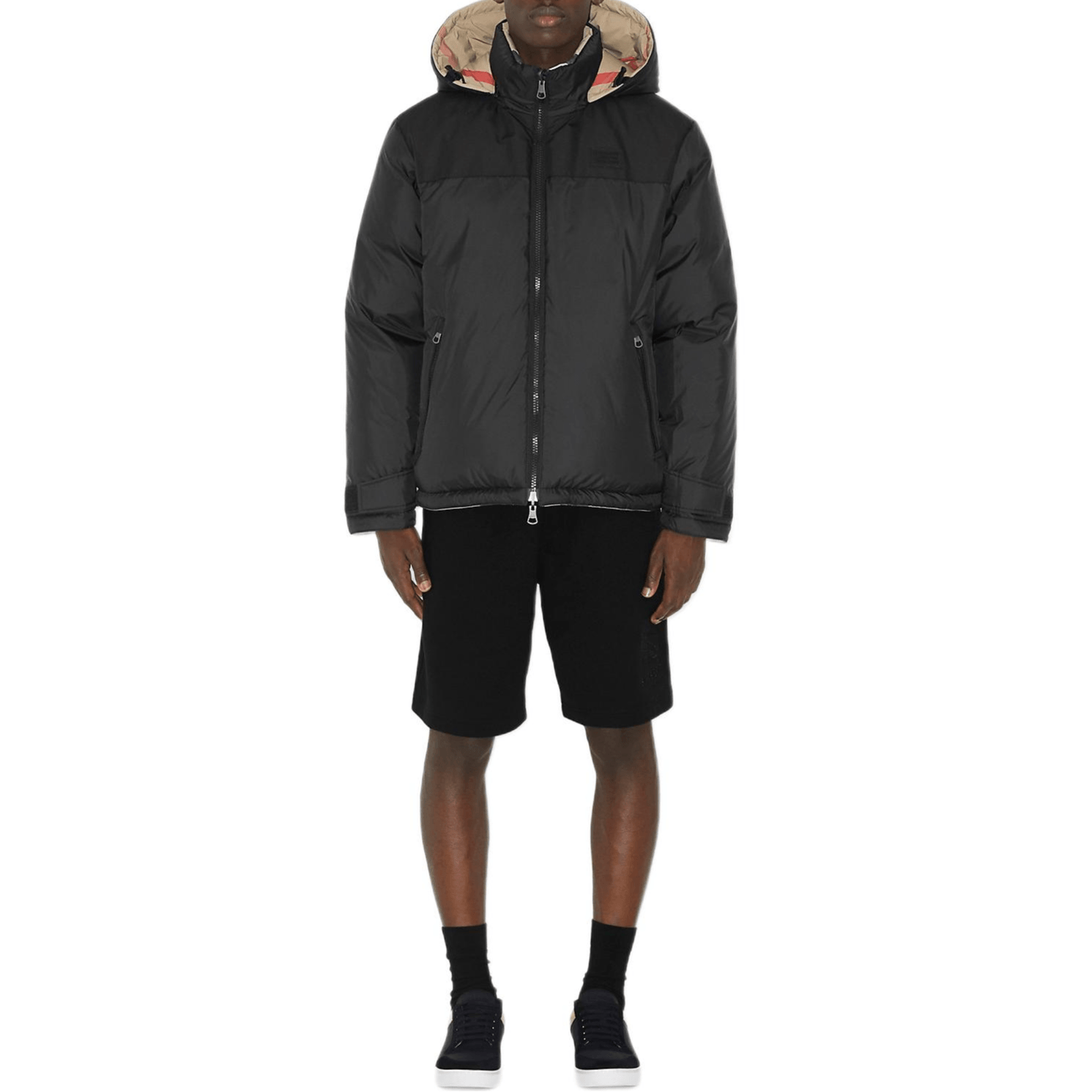 Burberry FW22 Hooded Puffer Jacket Beige — фото 2