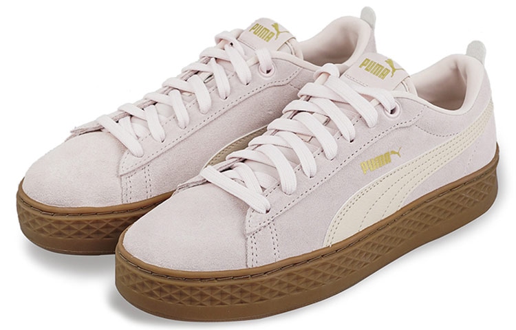 Puma Smash Platform Off White Pink — фото 2