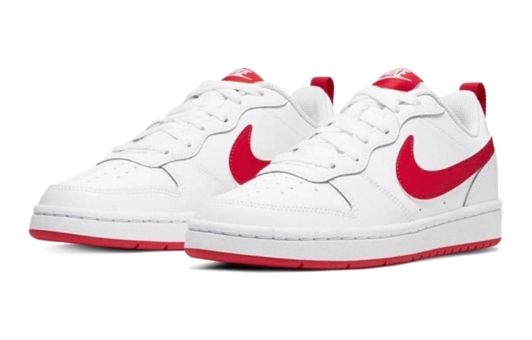 Nike Court Borough Low 2 White Red — фото 2