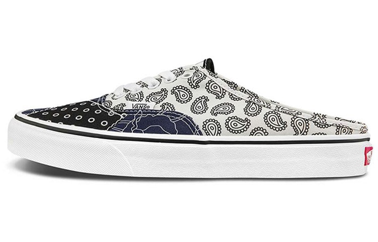 Vans Authentic Black White Blue