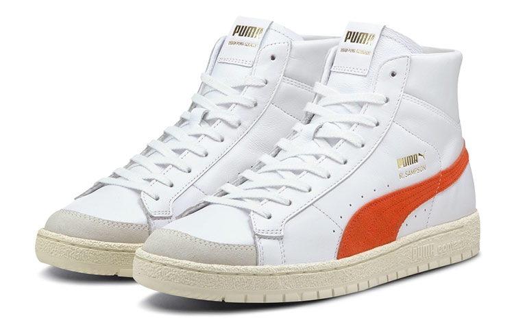 Puma Ralph Sampson 70 Mid Og White Orange — фото 2
