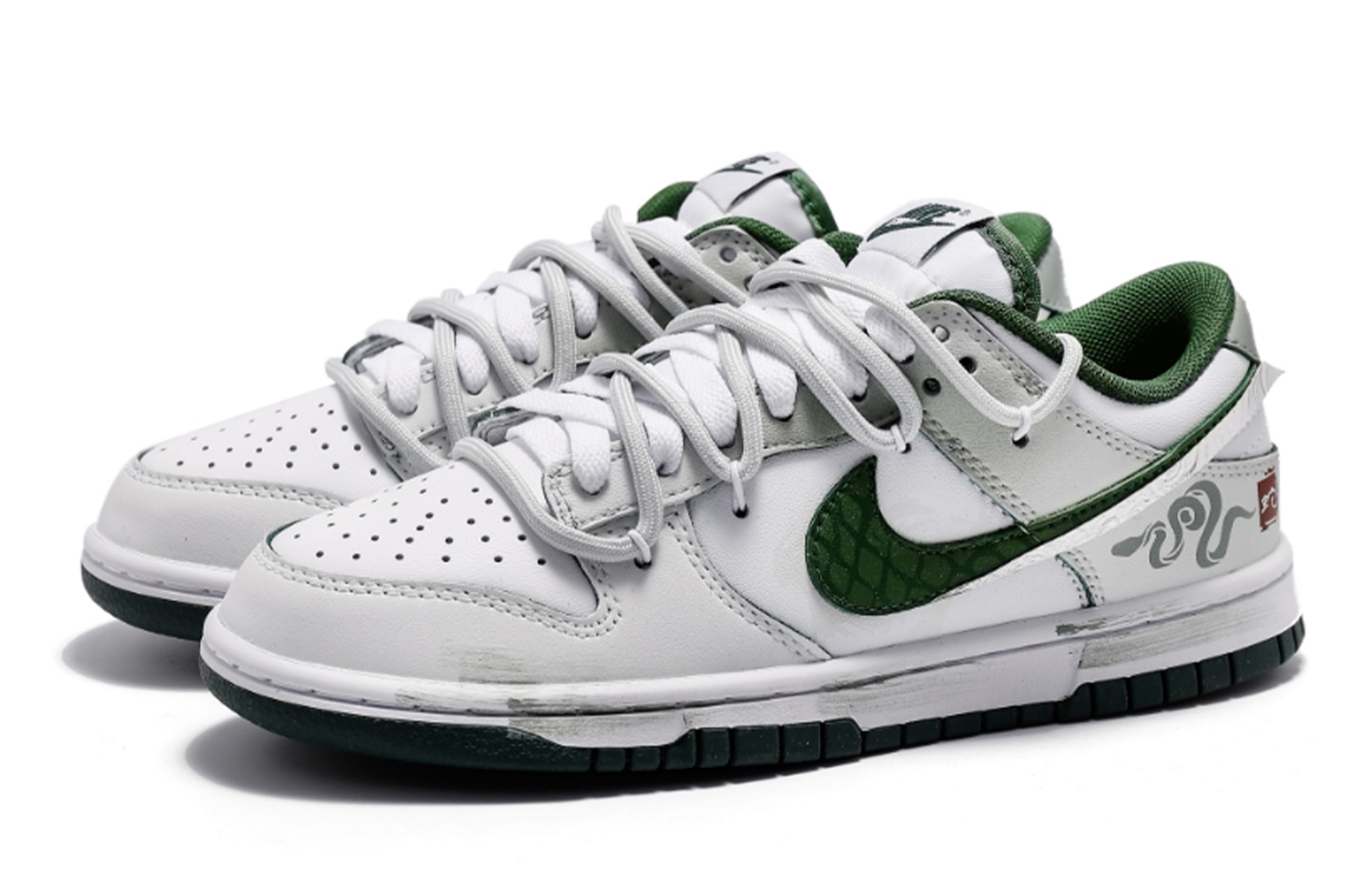 Nike Dunk CNY White Green — фото 2