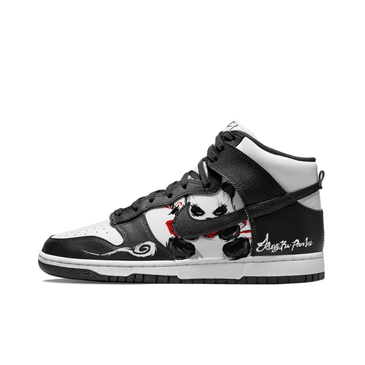 Кроссовки Nike Dunk Retro High Black White