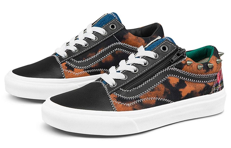 Vans Old Skool Zip Brown Black — фото 1