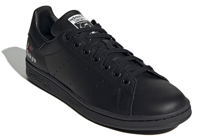 adidas originals adidas Stan Smith Black Red White — фото 2
