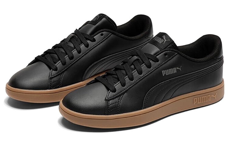 Puma Smash V2 Low Black Brown — фото 2