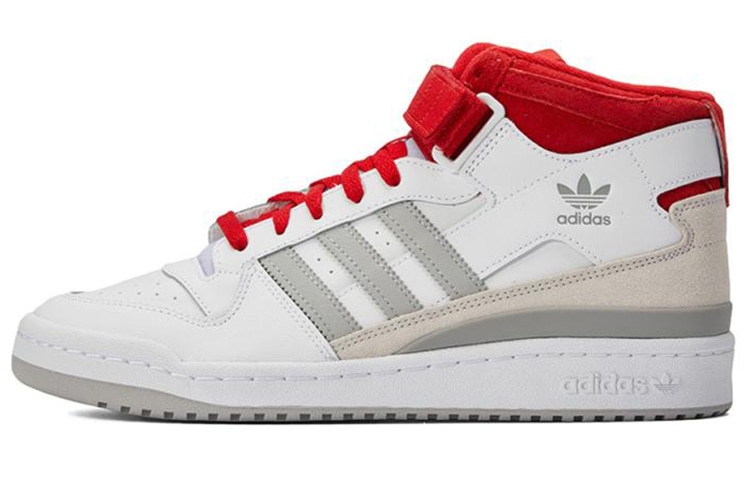 Кроссовки adidas originals adidas Forum Mid White Red