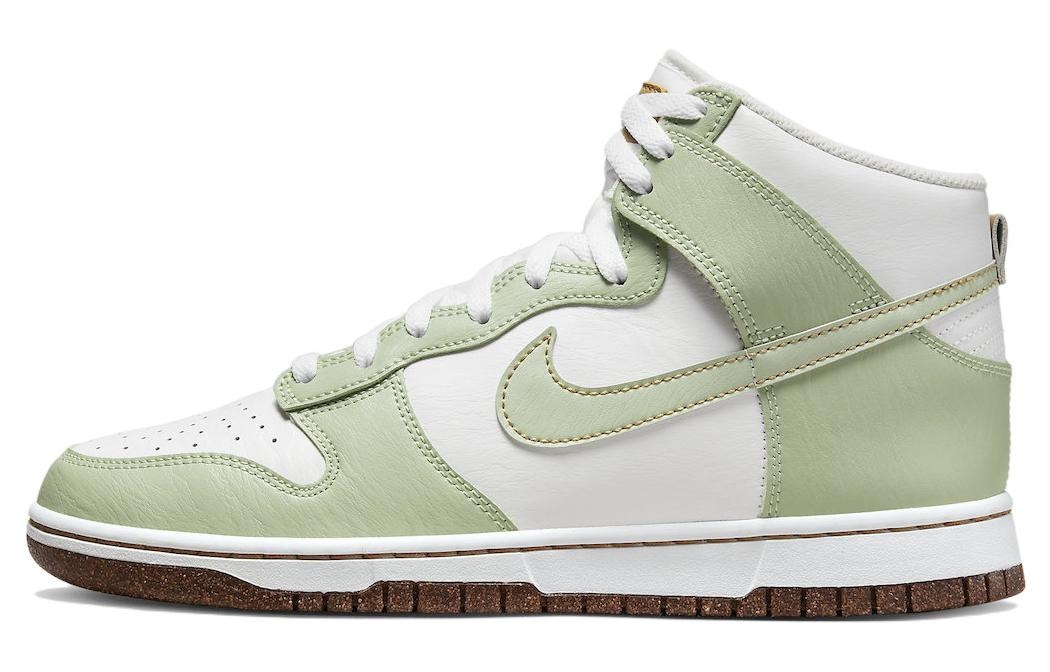 Кроссовки Nike Dunk High "Inspected By Swoosh" White Green