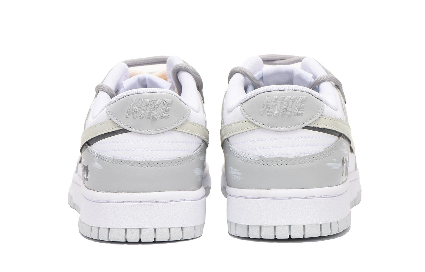 Nike Dunk Low White Grey — фото 4