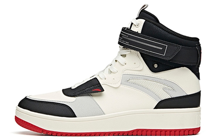 安踏 Anta High Top Sneakers Black White