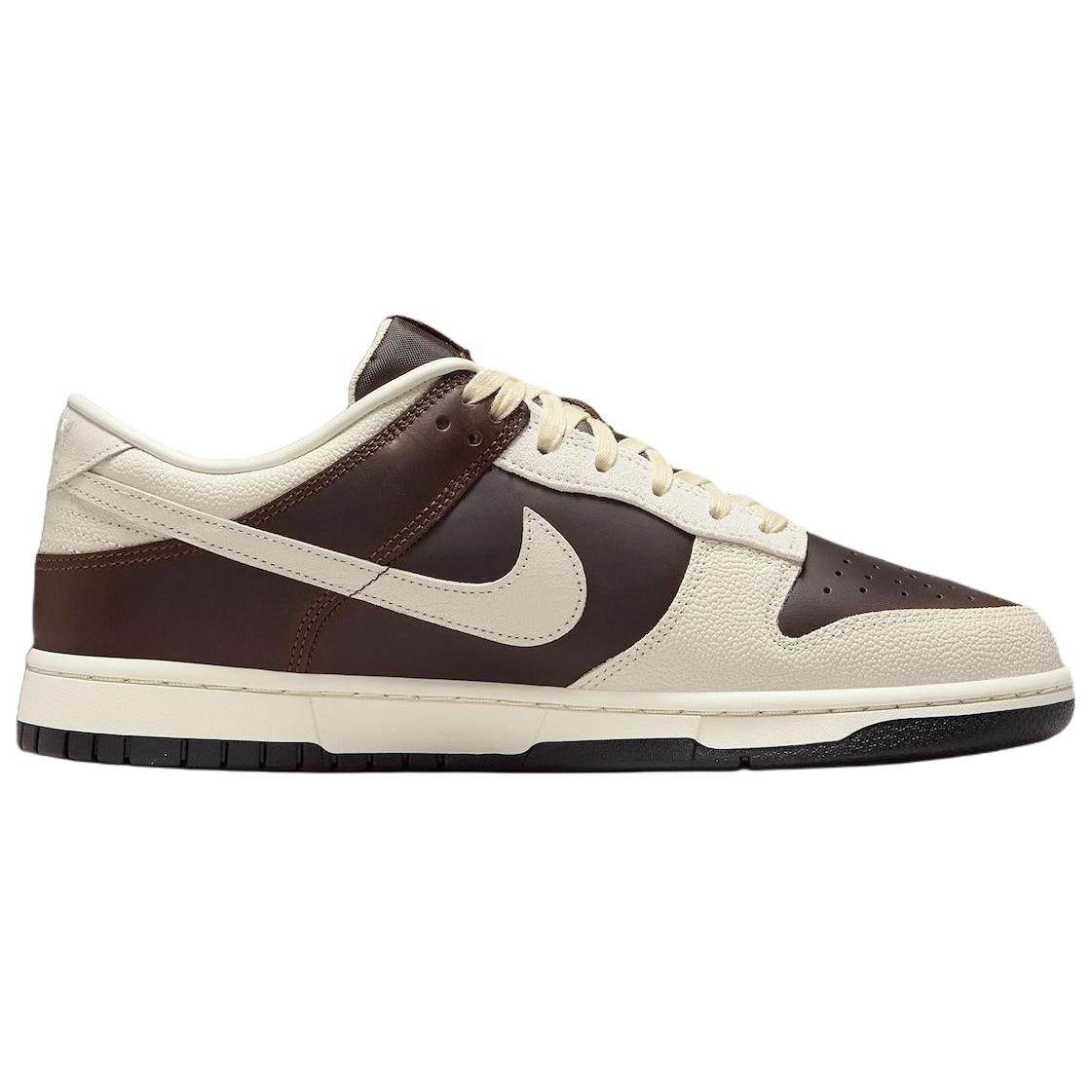 Nike Dunk Low Brown White — фото 1