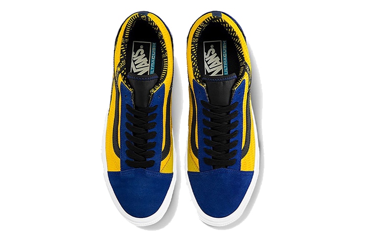 Vans Old Skool Gore-tex Blue Yellow — фото 2