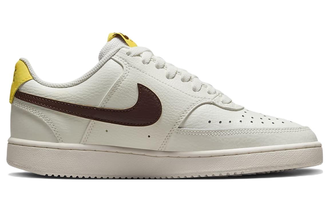 Nike Court Vision Low Grey Brown Yellow — фото 1