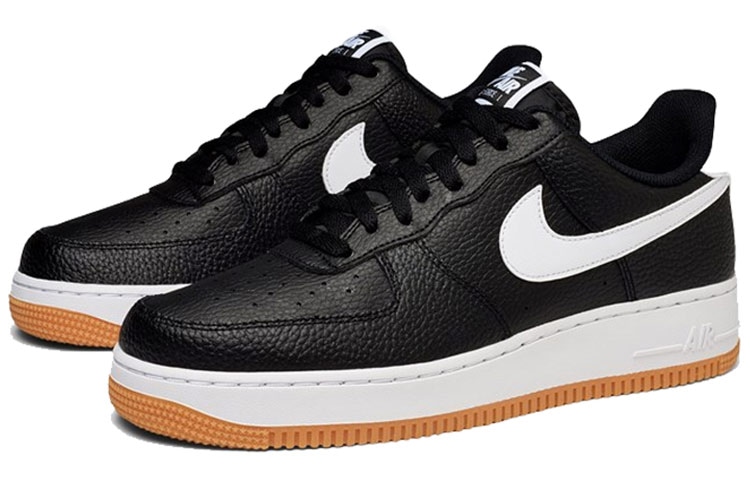 Nike Air Force 1 '07 Low Black White — фото 2