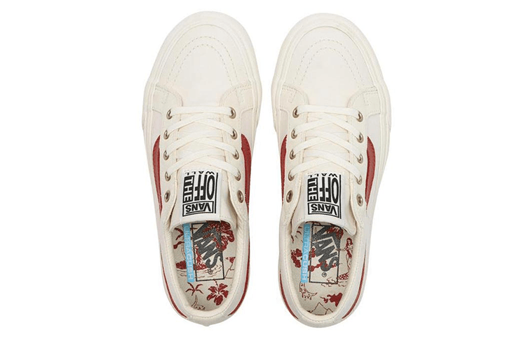 Vans SK8 Low Red White — фото 2