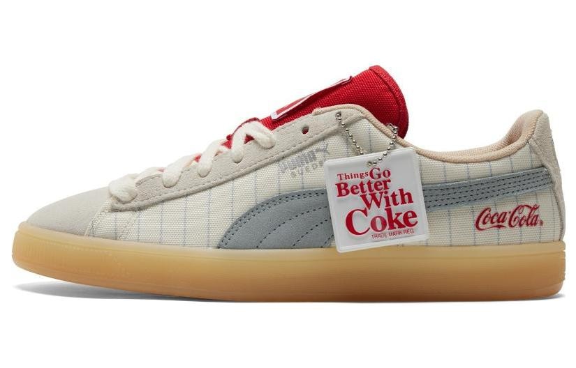 PUMA/彪马 PUMA x Coca-Cola Suede White Grey