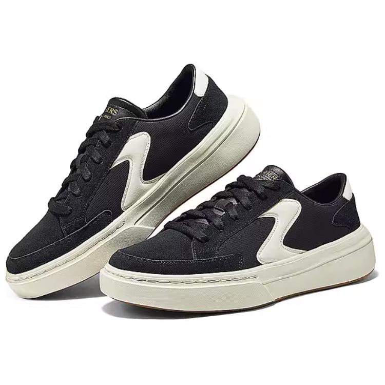 Skechers Court Classics Black Cream — фото 3
